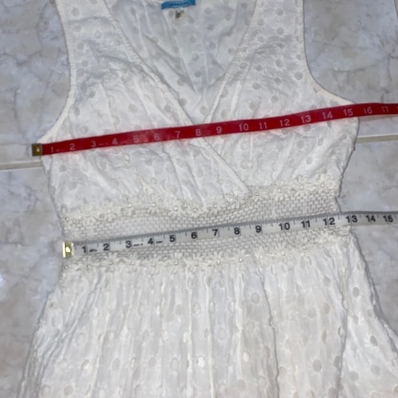 ‼️SALE‼️Anthropologie Leifnotes Mallorca White Eyelet Dress - Picture 14 of 14